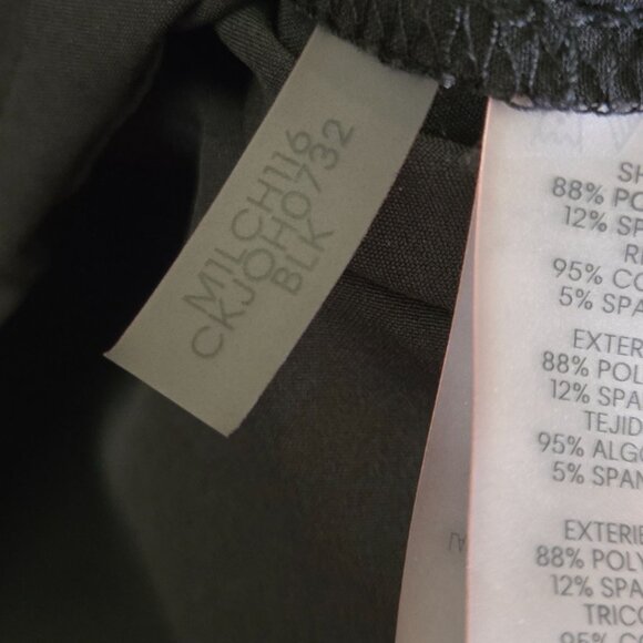 Calvin Klein Black Performance 1/2 Zip Jacket Closet Staple All Season Size XL - Picture 8 of 9